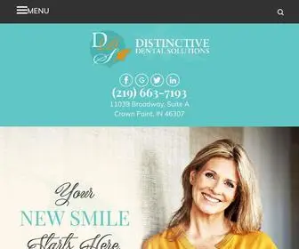 Distinctivedds.com(Distinctive Dental Solutions) Screenshot