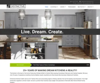 Distinctivekitchen.com(Transform your kitchen with the best granite and quartz countertops in columbus) Screenshot