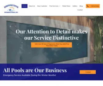 Distinctiveswimmingpools.com(Distinctive Swimming Pools Inc) Screenshot