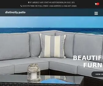 Distinctlypatio.com(Distinctly Patio) Screenshot