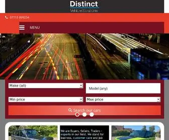 Distinctvehiclesolutions.com(Used Cars in Radlett) Screenshot