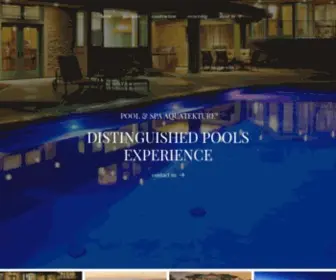 Distinguishedpools.com(Distinguished Pools) Screenshot