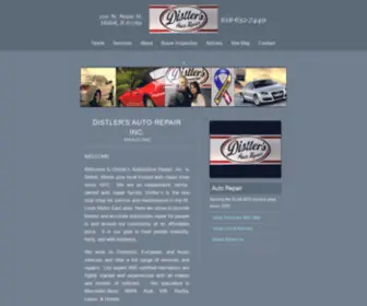 Distlerauto.com(Distler Auto Repair O'Fallon Illinois) Screenshot