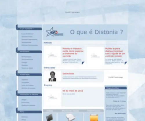 Distonia.com.br(Distonia) Screenshot