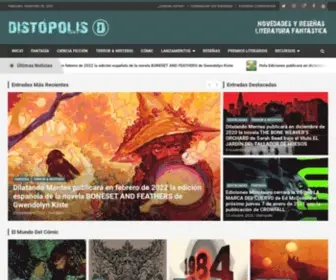 Distopolis.com(Distópolis) Screenshot