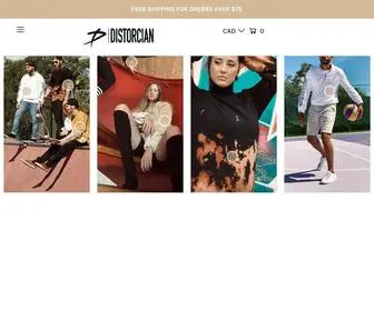 Distorcian.com(Distorcian Clothing Company) Screenshot