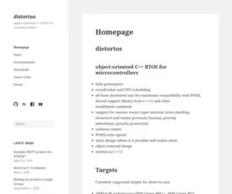 Distortos.org(Object-oriented C) Screenshot