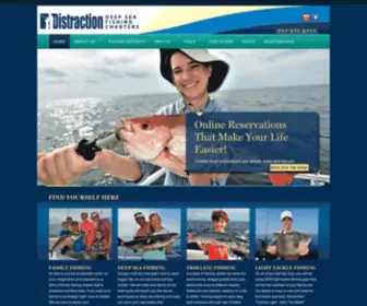 Distractioncharters.com(Orange Beach Fishing Charters) Screenshot