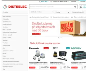 Distrelec.cz(Distrelec Česká republika) Screenshot