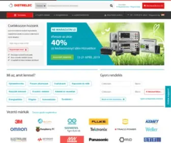 Distrelec.hu(Distrelec Magyarország) Screenshot