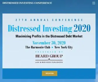 Distressedinvestingconference.com(DISTRESSED INVESTING CONFERENCE) Screenshot