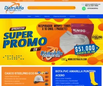 Distrialfa.com(DistriAlfa del Pacifico S.A.S) Screenshot