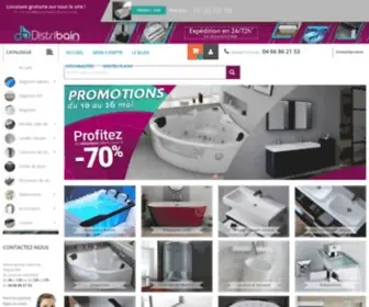 Distribain.fr(Vente de meuble de salle de bain en ligne) Screenshot