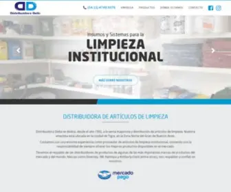 Distribuidoradelta.com.ar(Insumos y Sistemas para la Limpieza Institucional) Screenshot