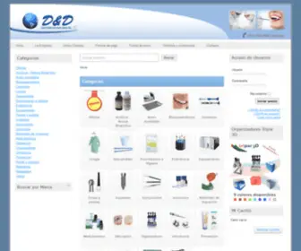 Distribuidoradental.com.ar(Bienvenido a Distribuidora Dental) Screenshot