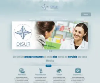 Distribuidoradisur.com.mx(Servicio de Farmacia Subrogada) Screenshot