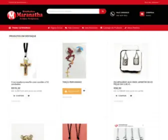 Distribuidoramaranatha.com.br(Distribuidora Maranatha Artigos Religiosos) Screenshot