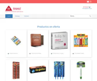 Distribuidoraramat.com.ar(Distribuidora Ramat) Screenshot