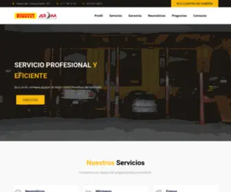 Distribuidorpirelli.com(Arom Distribuidor Pirelli) Screenshot