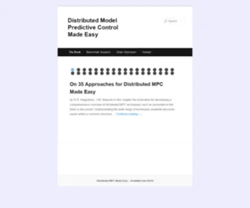 Distributedmpc.net(Distributed Model Predictive Control Made Easy) Screenshot
