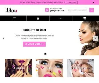 Distribution-Ongles-Cils.com(Distributeur de Produits Professionnels) Screenshot