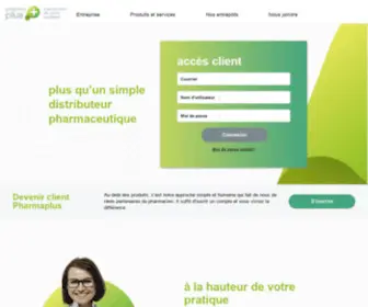 Distributionpharmaplus.com(Accès) Screenshot