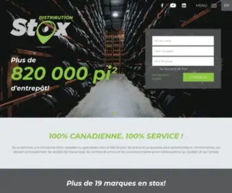 Distributionstox.ca(Distribution Stox) Screenshot
