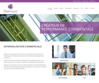 Districomsam.fr(Créateur de performance commerciale) Screenshot