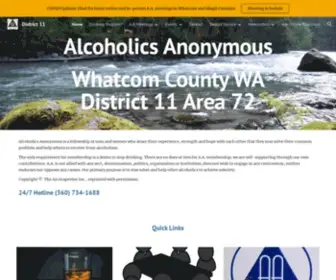 District11AA.org(District 11) Screenshot