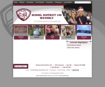 District145.org(Waverly School District 145) Screenshot