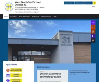 District31.net(West Northfield School District 31) Screenshot