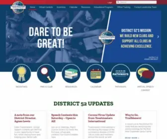 District52.org(District 52) Screenshot