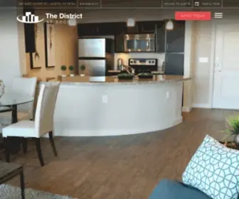 Districtatsoco.com(South Austin Apartments) Screenshot