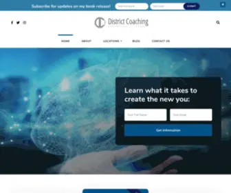 Districtcoaching.com(Life Coach Washington DC) Screenshot