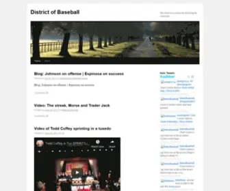 Districtofbaseball.com(District of Baseball) Screenshot