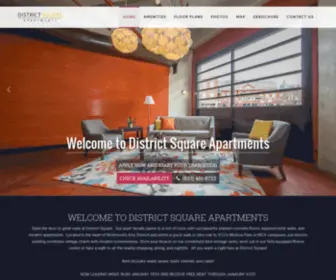 Districtsquareapartments.com(District Square Apartments) Screenshot