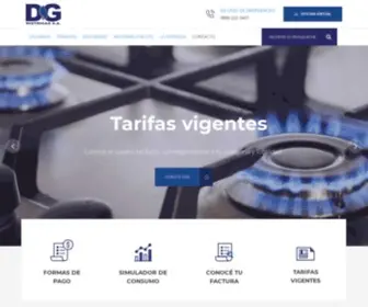 Distrigas.com.ar(Distrigas S.A) Screenshot