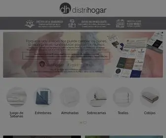 Distrihogar.com.co(Distrihogar S.A.S. Ropa de hogar compra y pedidos en línea) Screenshot