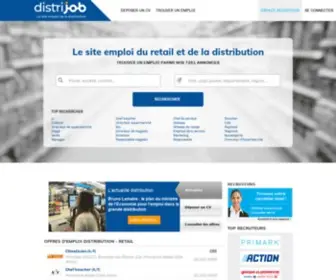 Distrijob.fr(Emploi Distribution et Retail ) Screenshot