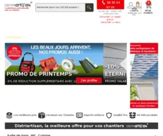 Distriplomberie.fr(Matériel de plomberie et accessoires) Screenshot