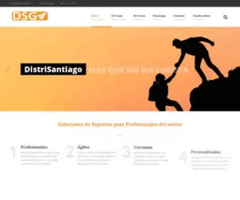 Distrisantiago.es(Grupo DistriSantiago) Screenshot