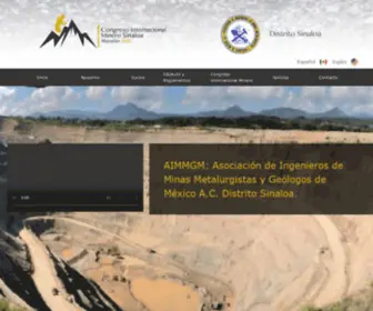 Distritosinaloa.com(Congreso Internacional Minero Sinaloa) Screenshot