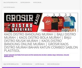 Distrobandungmurah.com(Pusat Grosir Distributor Kaos Distro Bandung Murah 26ribu Baju Original Online Berkualitas) Screenshot