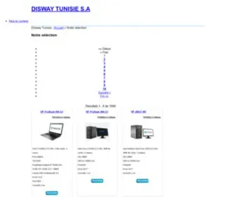 Disway.com.tn(Disway Tunisie) Screenshot