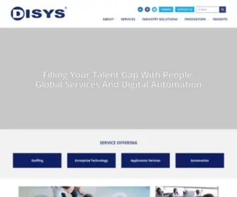 Disys.com(Global Staffing) Screenshot