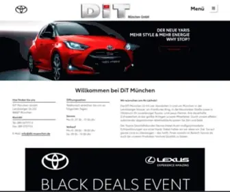 Dit-Muenchen.de(Toyota Autohaus DiT München) Screenshot