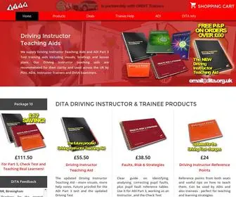 Dita.org.uk(Driving Instructor Teaching Aids) Screenshot