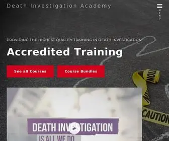 Ditacademyonline.org(Death Investigation Academy) Screenshot