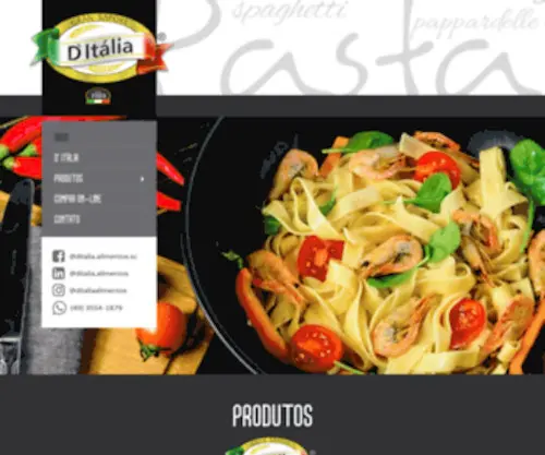 Ditalia.ind.br(D'Itália Alimentos) Screenshot