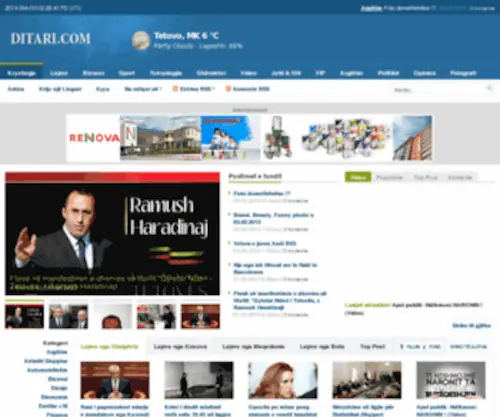 Ditari.com(Europe Registry) Screenshot
